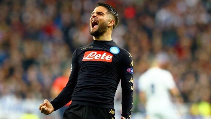 insigne napoli third real madrid febbraio 2017