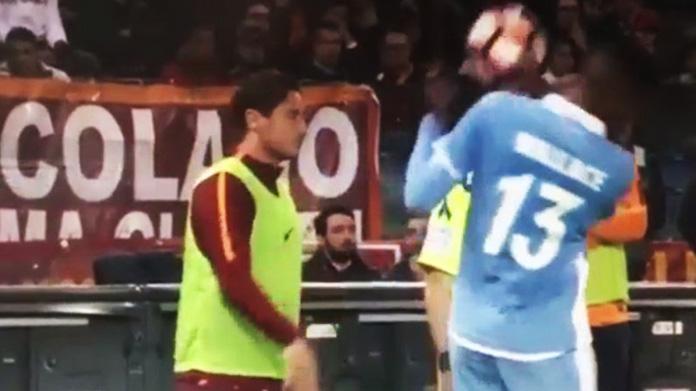 totti wallace roma lazio video