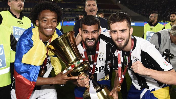 cuadrado rincon pjanic juventus coppa italia maggio 2017