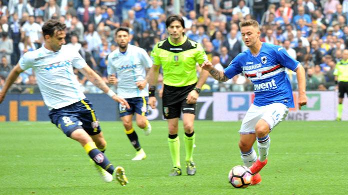 linetty sampdoria chievo away maggio 2017