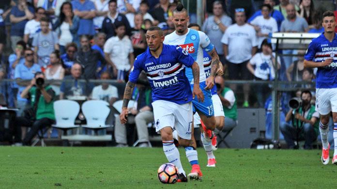 palombo hamsik sampdoria napoli away maggio 2017