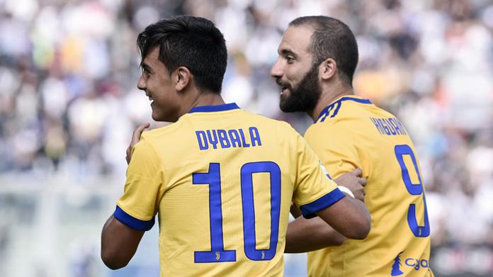 dybala higuain esultanza juventus settembre 2017