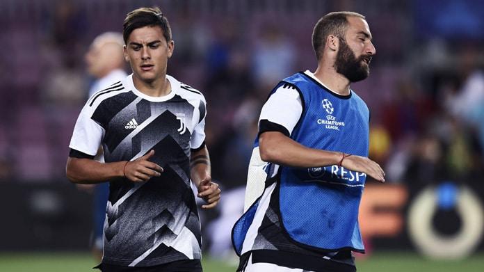 dybala higuain juventus settembre 2017