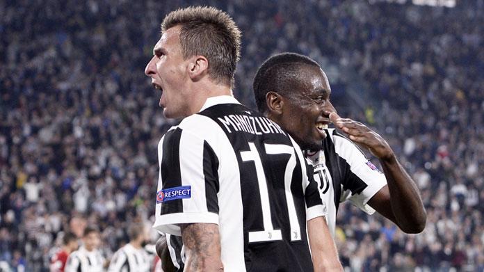 mandzukic matuidi esultanza juventus settembre 2017