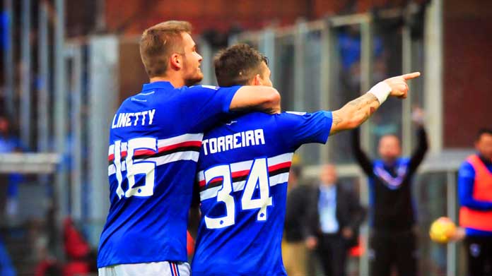 linetty torreira esultanza sampdoria ottobre 2017