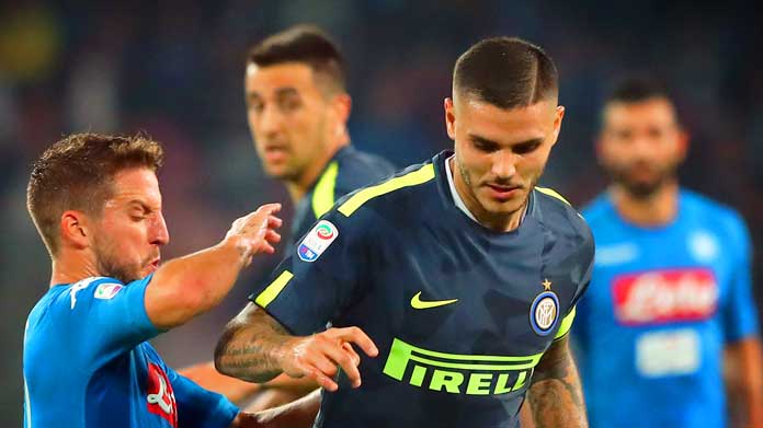 mertens icardi napoli inter ottobre 2017