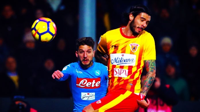 mertens venuti benevento napoli febbraio 2018