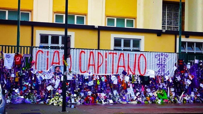 fiorentina stadio franchi muro pianto astori marzo 2018