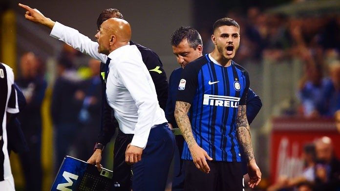 spalletti icardi inter aprile 2018