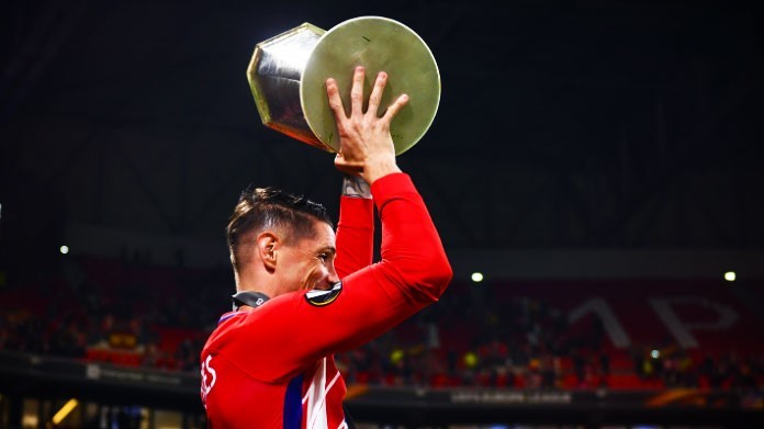 torres atletico madrid premiazione europa league maggio 2018