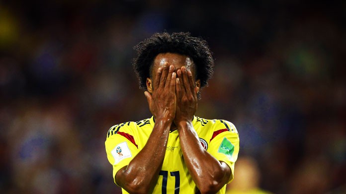 cuadrado colombia mondiali giugno 2018