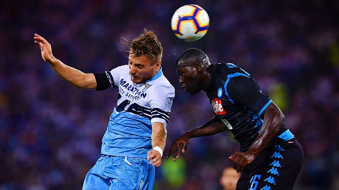 immobile koulibaly lazio napoli agosto 2018