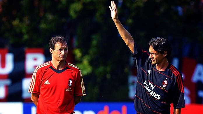 allegri inzaghi milan luglio 2010