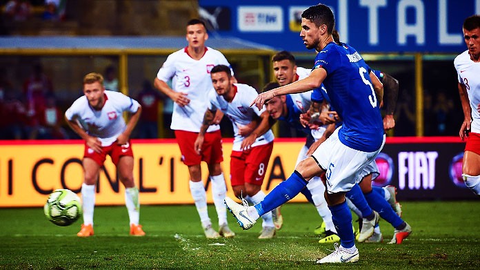 jorginho gol bis italia polonia settembre 2018