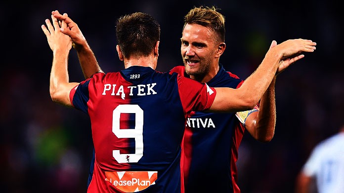 piatek criscito esultanza genoa agosto 2018