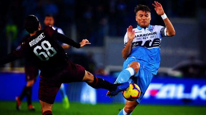 rodriguez immobile lazio milan novembre 2018