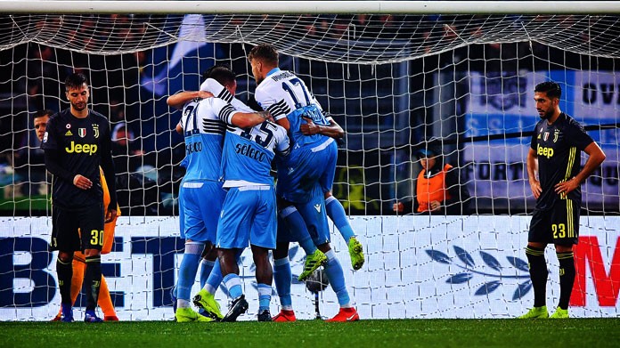 lazio juventus esultanza gennaio 2019