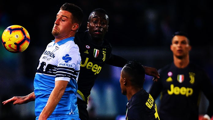 milinkovic savic matuidi lazio juventus gennaio 2019