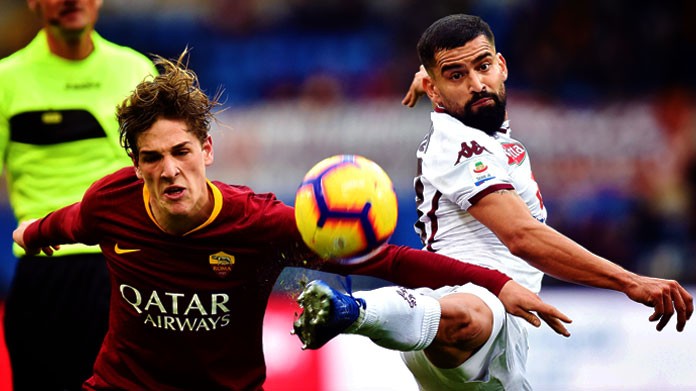 zaniolo rincon roma torino gennaio 2019