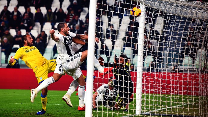 bonucci gol juventus frosinone febbraio 2019