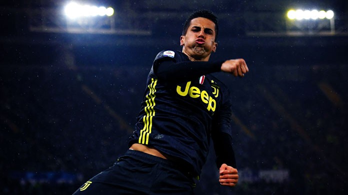 cancelo esultanza tris juventus gennaio 2019