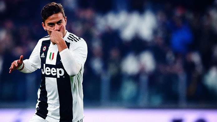 dybala esultanza juventus febbraio 2019