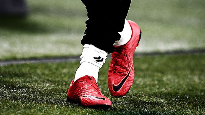 scarpe da calcio dei calciatori