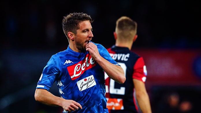 mertens esultanza bis napoli aprile 2019