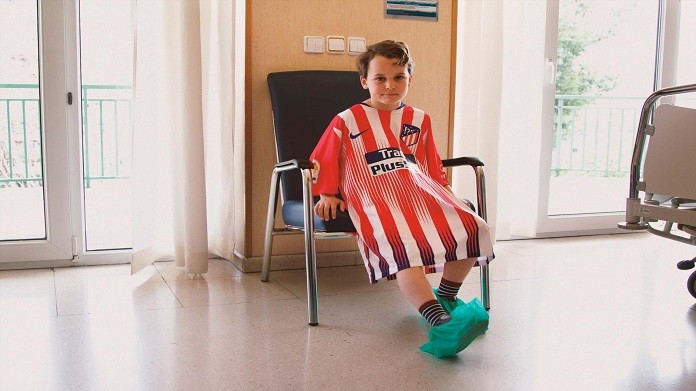 atletico madrid bambini ospedale