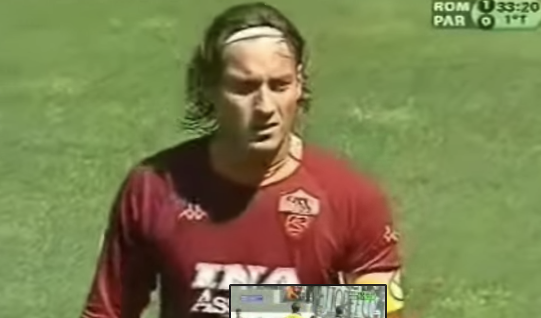 totti roma parma 2001