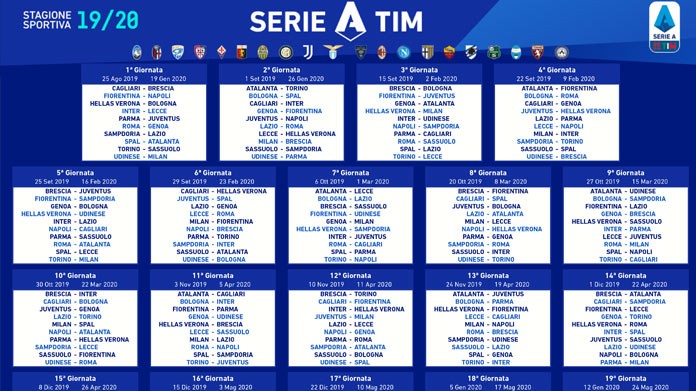 Calendario Serie A 2019/2020