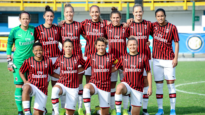 Milan femminile squadra