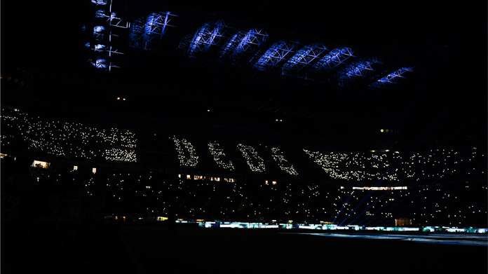 La Curva Nord dell'Inter ha vinto: la coreografia per Belardinelli