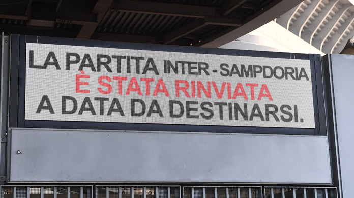 Partita rinviata