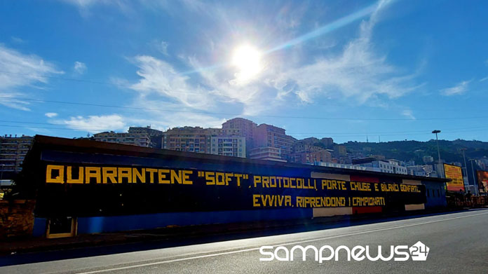 striscione sampdoria