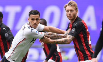 Scamacca Kjaer Genoa Milan