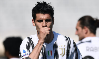 esultanza morata juventus