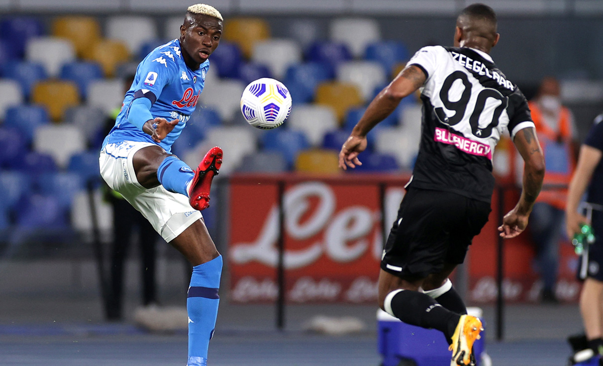 Osimhen Zeegelaar Napoli Udinese