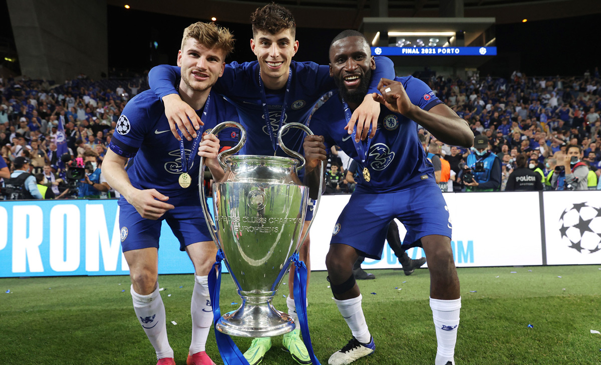 Werner Havertz Rudiger Champions League