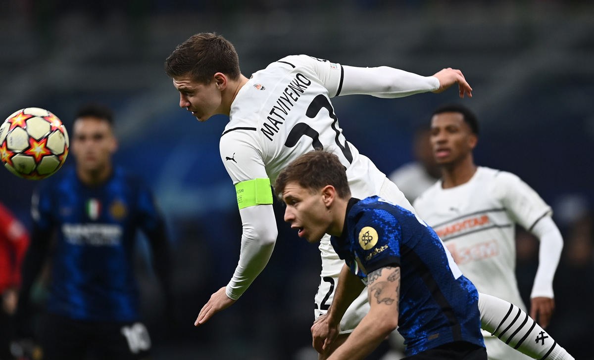 Matvienko Barella Inter Shakhtar Donetsk