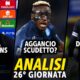 analisi 26 giornata calcionews24