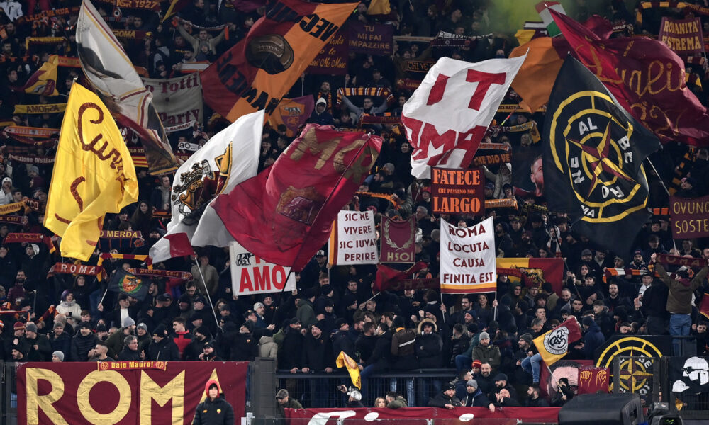 Roma, sin cierre de la Curva Sud: sólo llega una multa