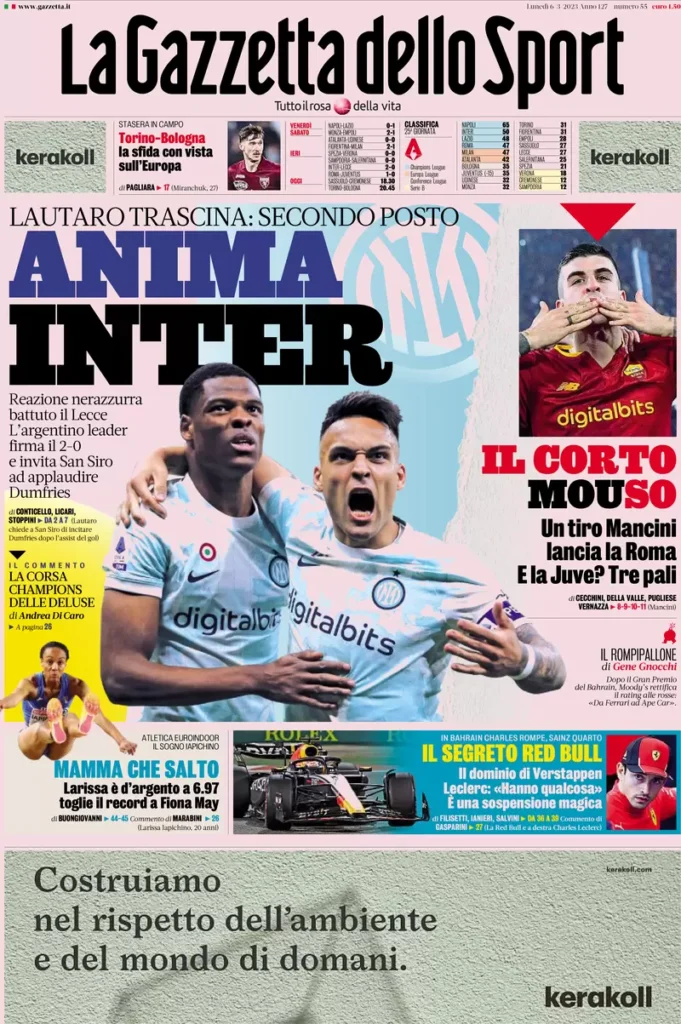 Gazzetta Sport 1