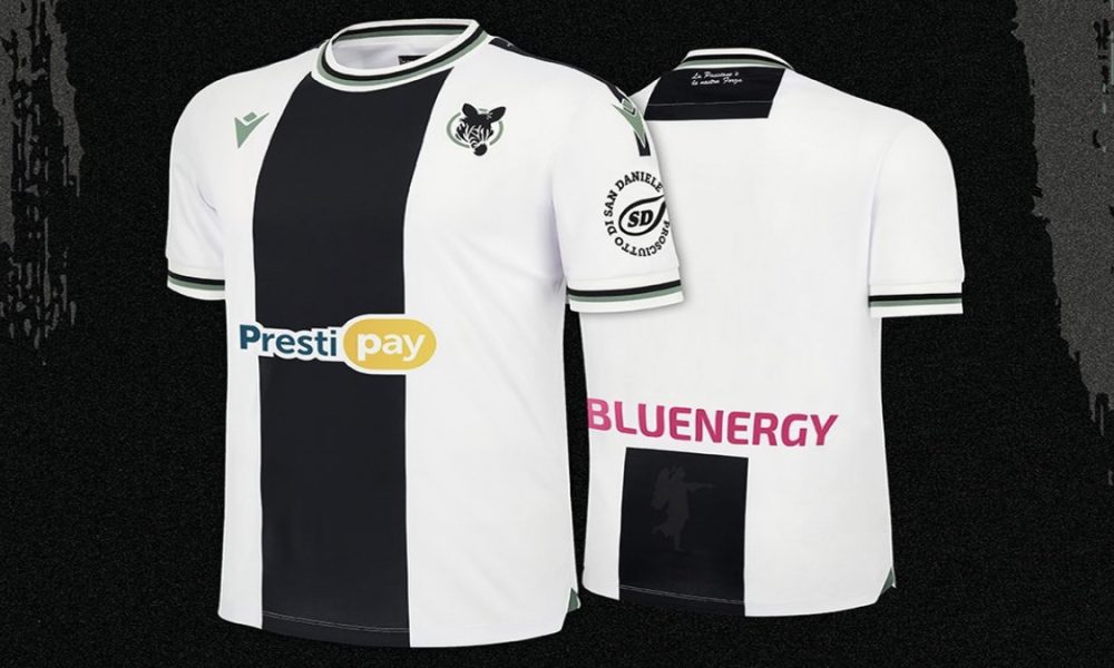 Udinese, presentata ufficialmente la prima maglia 2023/24 FOTO