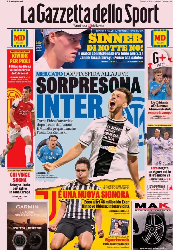 la gazzetta dello sport 030808575