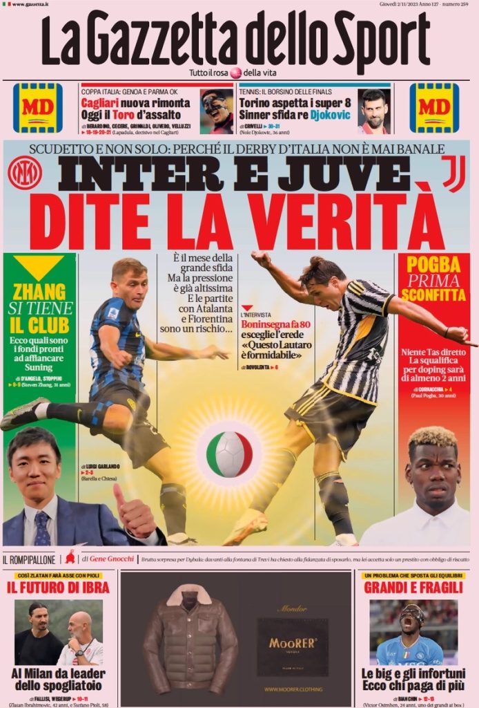 la gazzetta dello sport 031201808