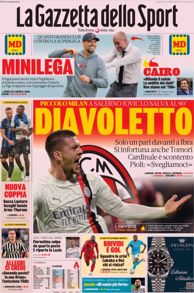 Gazzetta dello Sport 15