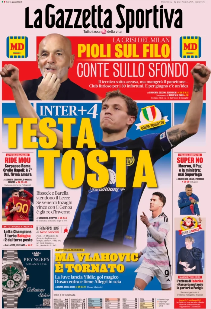 Gazzetta dello Sport 16