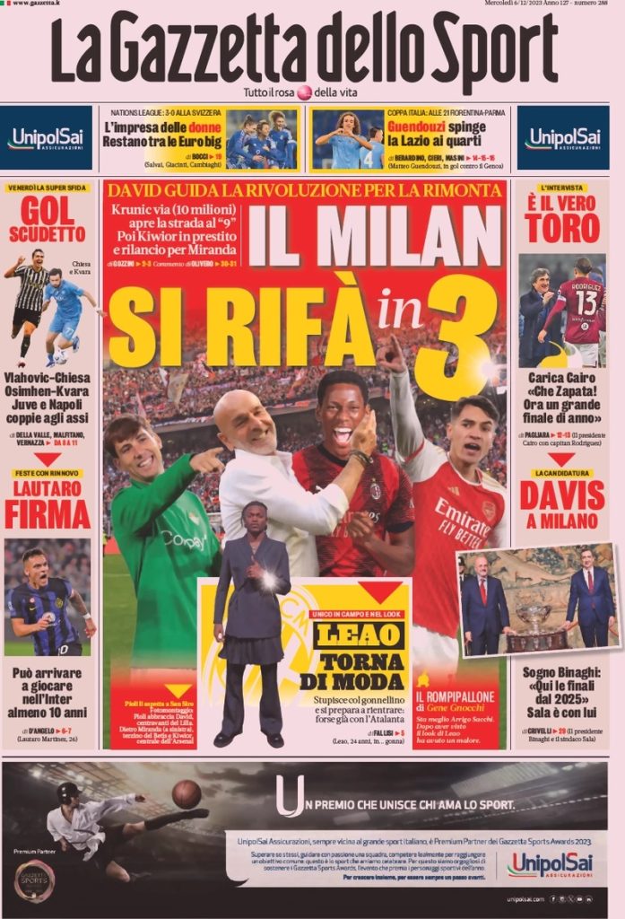 la gazzetta dello sport 042310465