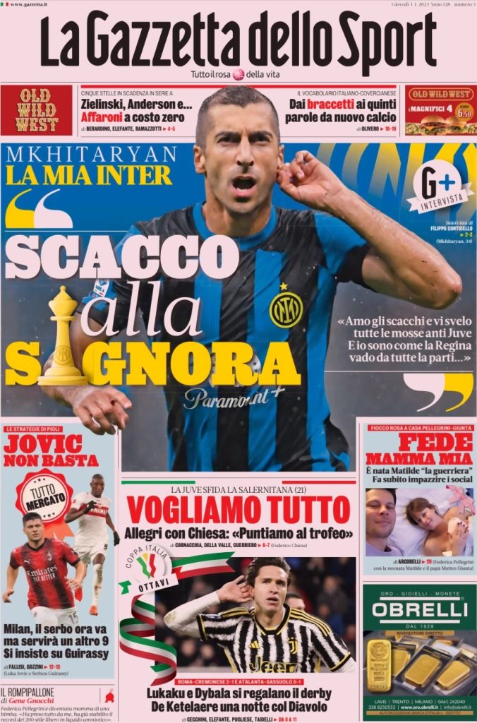 la gazzetta dello sport 050803814